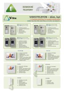 Videotelefony V-line pro byt, dům